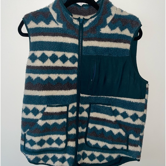 Blue patterned Vest - Picture 1 of 3